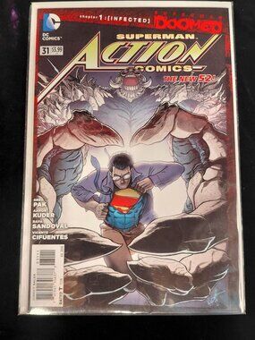 Superman Action Comics #31 DC  New 52 Superman Doomed Chap1 Bagged & Boarded